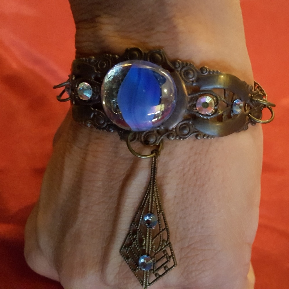 Unique Blue & Brown Bracelet